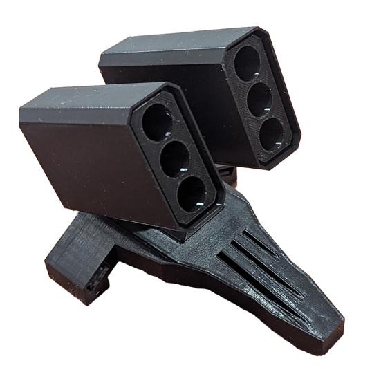 Roket Topu Kulesi Kalemlik 3D Baskılı Güdümlü Füzeler Kurşun Kalem Saklama Kutusu Konteyner Tutucu Ev Ofis Masaüstü Dekorasyonu