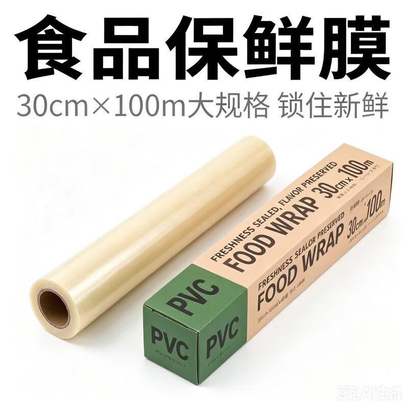 Jietianshi Commercial Food-Grade PVC Cling Film