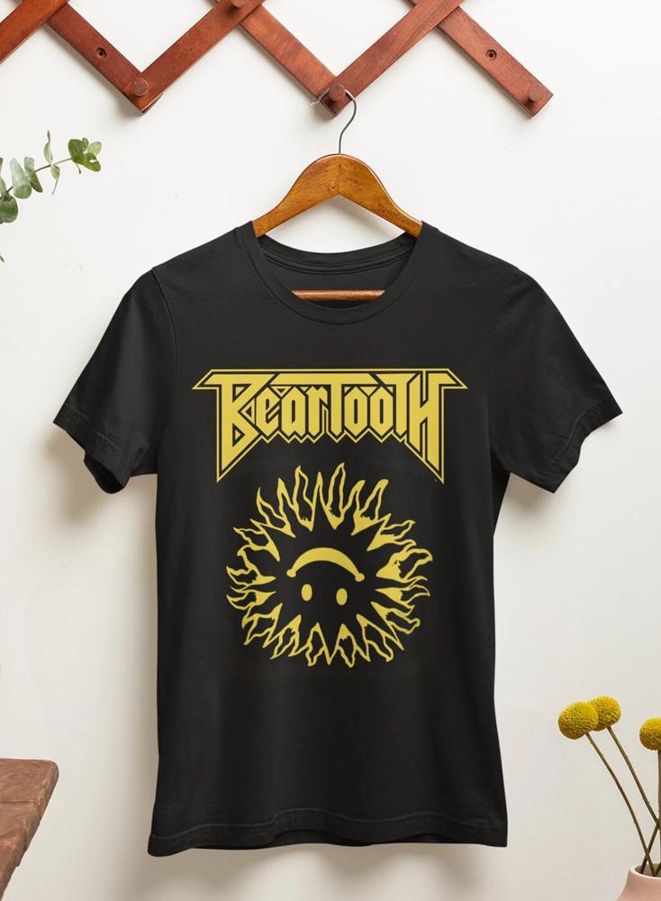 SALE Vtg Beartooth Metal Music Cotton Black Full Size Unisex Tee Shirt Unisex T-Shirt XXXXL