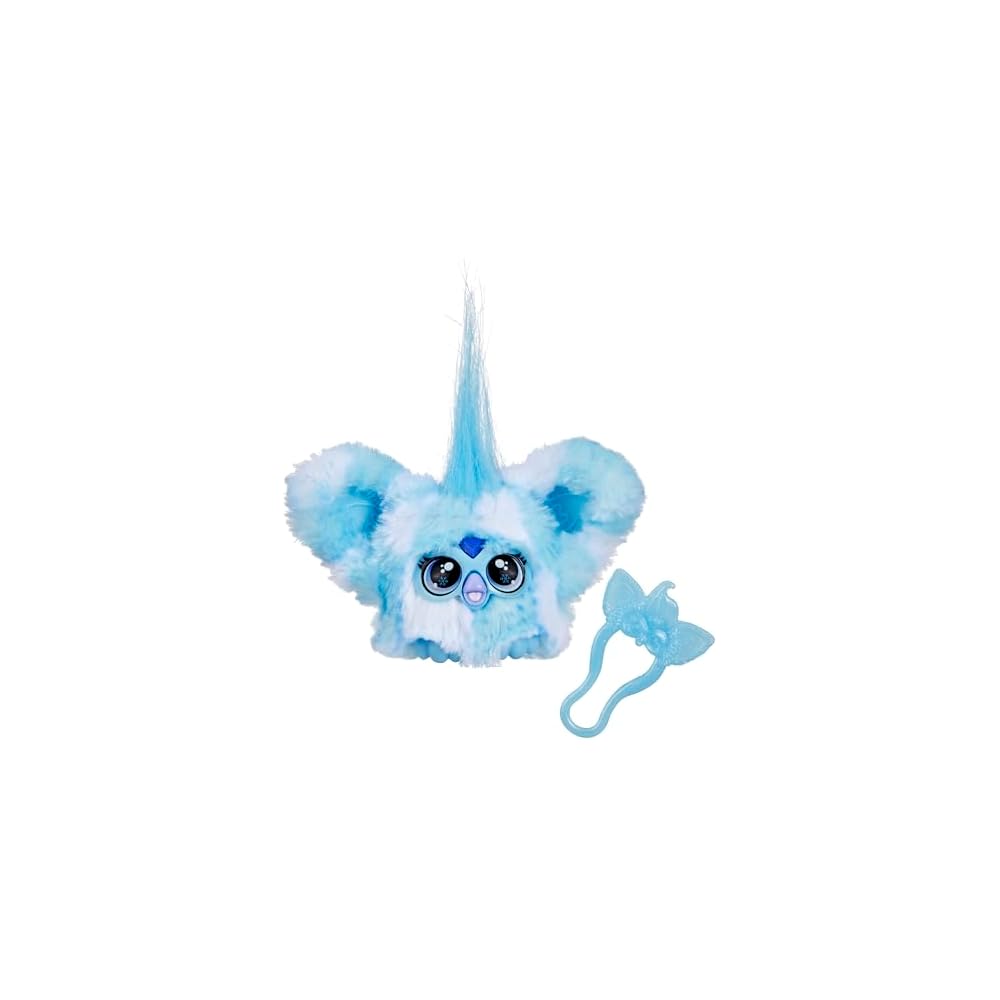 

Hasbro Furby Furblets Snowy Winter Model Mini Friend 45 Sounds Furby Language Plush Toy Ages 6+ Multicolor G0398