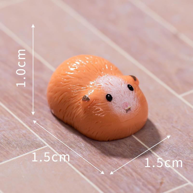 10/20Pcs Mini Guinea Pig Figurines Resin Cavy Miniature Animals Figurines Fairy Garden Miniature Moss Landscape Diy Crafts