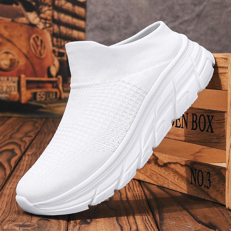 

Running Shoes Men Women Lightweight Breathable Mesh Sneakers Non Slip Casual Sports Shoes for Walking Jogging Gym Workout 46 білий