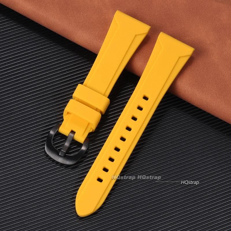 Soft Silicone Watchband for Panerai Strap 22mm 24mm 26mm Rubber Watch Band for Seiko Men Women Sport Replacement Bracelet