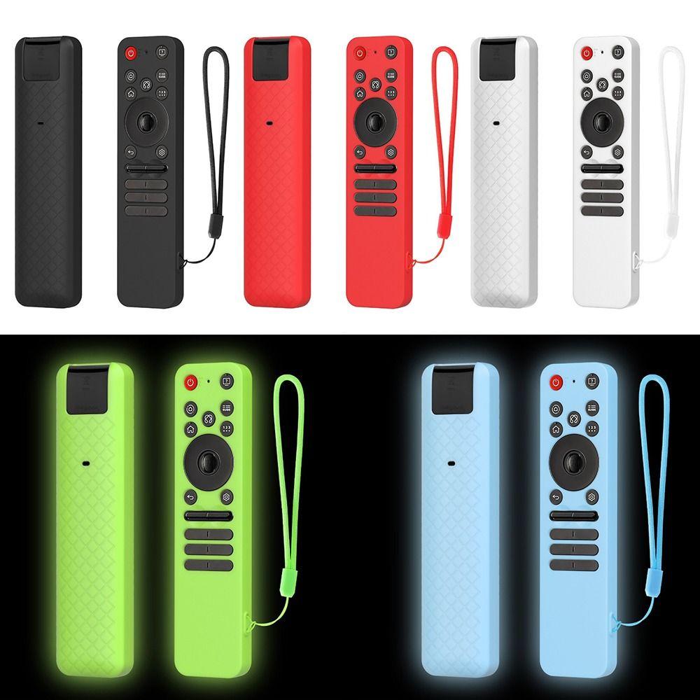 Silicone Protective Case for LG MR25GA Remote Controller Cover with Lanyard Shockproof Soft Shell Remote Control Sleeve Protect