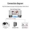 YSX Wireless Video Conference Omnidirectional Microphone with Speaker (CN version)