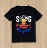 Custom Classic Wave Rider Graphic T-shirt Design Unisex Jersey Short Sleeve Tee