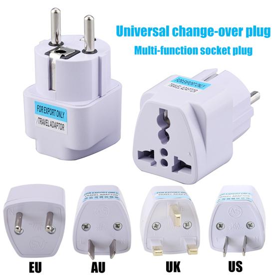 EU/AU/UK/US/IT/GER Universal Multifunctional Charging Socket Wall Plug Adapter