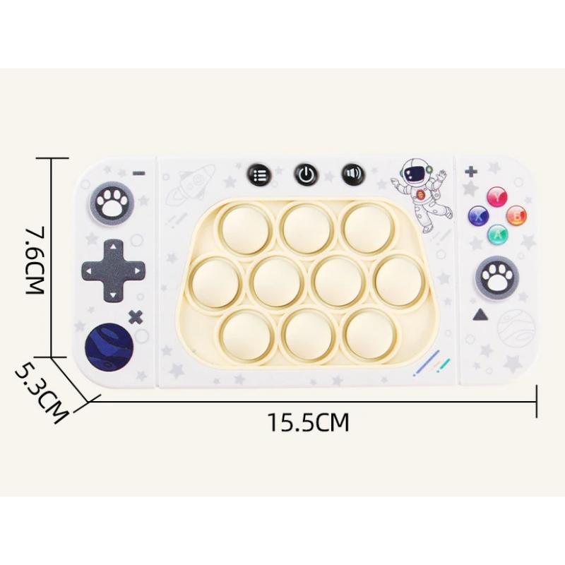 Pop Push Bubble Fidget Sensory Toys Whack A Mole Music Quick Press Bubble Game Machine Squeeze Stress Relief Toy Gifts for Kids