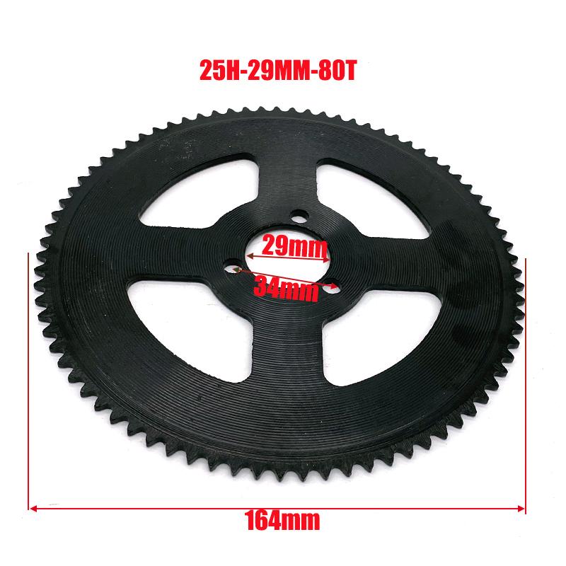 25H Chain 80T 92T Tooth 29mm Rear Sprocket 136L Link Chain For 47CC 49CC Mini Moto ATV Quad Dirt Pit Pocket Bike