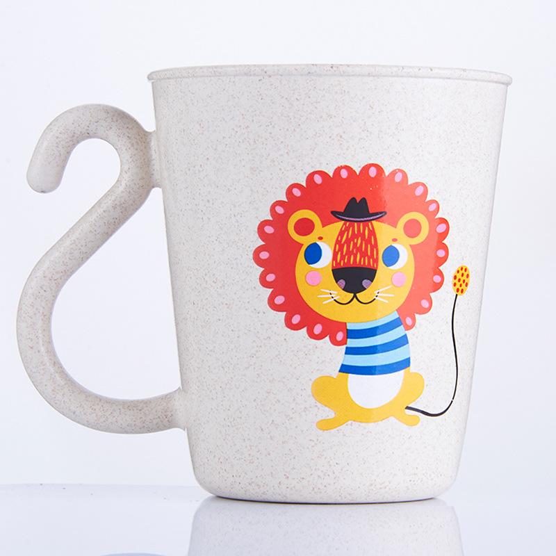 Cartoon Drinking Cup Brush Teeth Washing Cup For Kids Children Plastic Breakfast Mug Drink Bathroom Tumblers