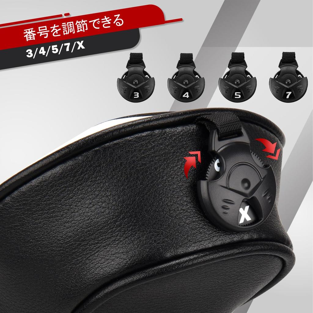 Kryt na fairwayové dřevo pro golf s číslem (Ne. 3, č. 4, č. 5, č. 7, č.