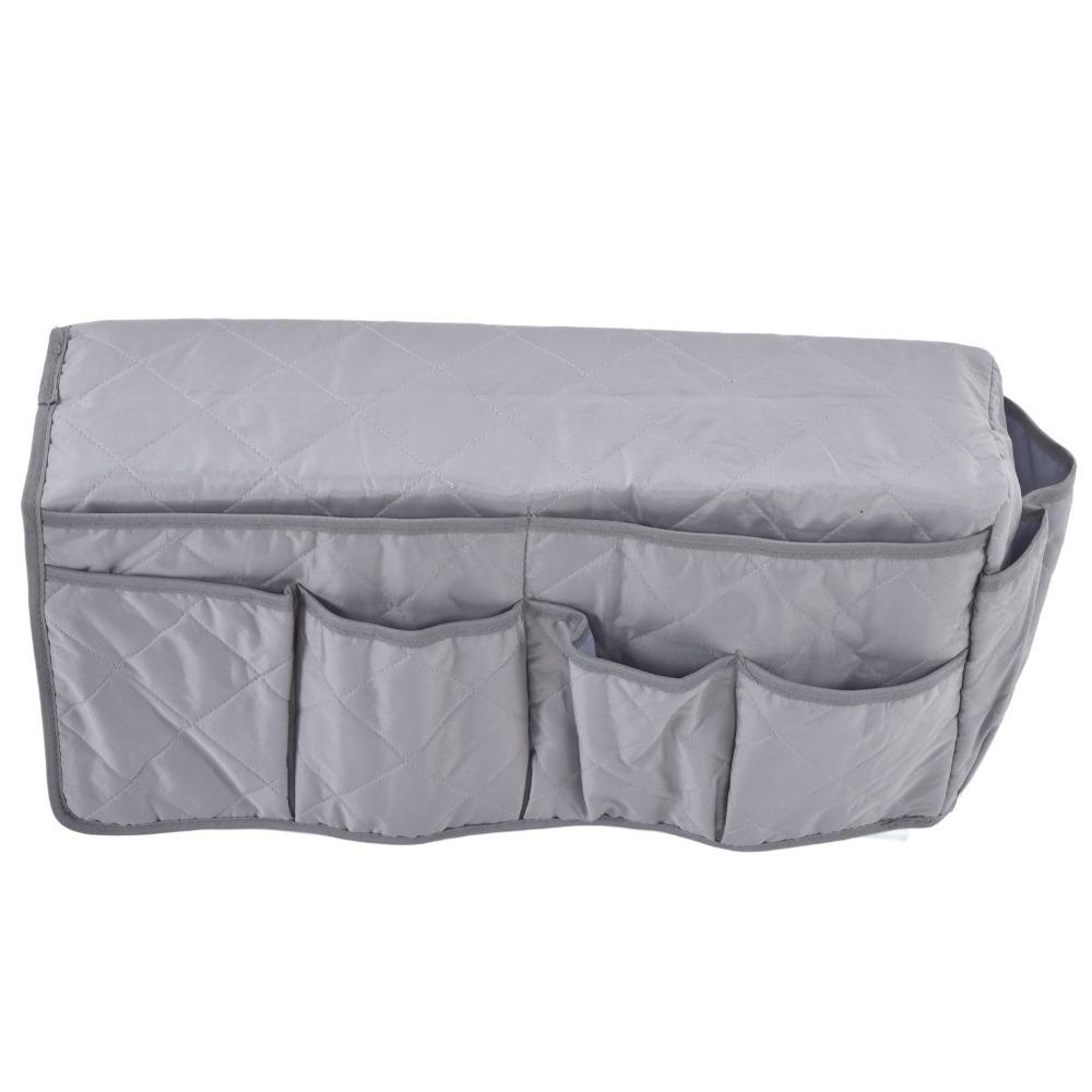 Universal Fit Sofa Armrest Organizer Durable 14 Pockets Couch Remote Holder Multifunctional Gray,Brown,Black Recliner Organizer серый