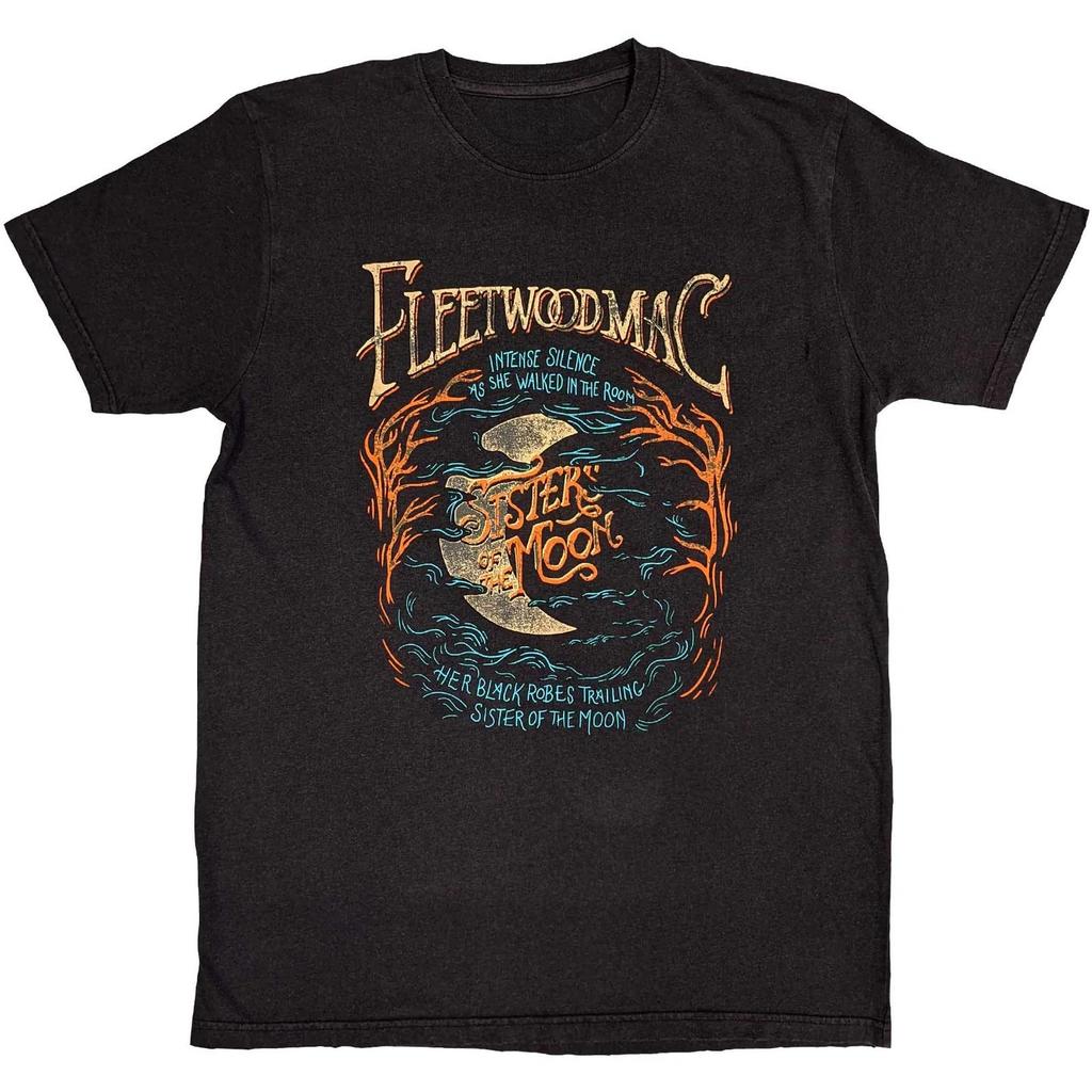 Rock Band Fleetwood Mac Cotton Album Cover Graphic Tshirt Unisex Women Shirts 2026 New Summer Spring Hiphop Y2k Fashion Shirt