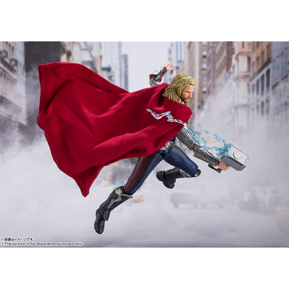 TAMASHII NATIONS S.H. Figuarts Avengers Thor - “AVENGERS” ASSEMBLE EDITION- Approx. 165 Mm PVC & ...