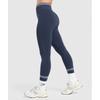 Gymshark Contrast Seamless Leggings Heavy Blue B2c1h Uctn
