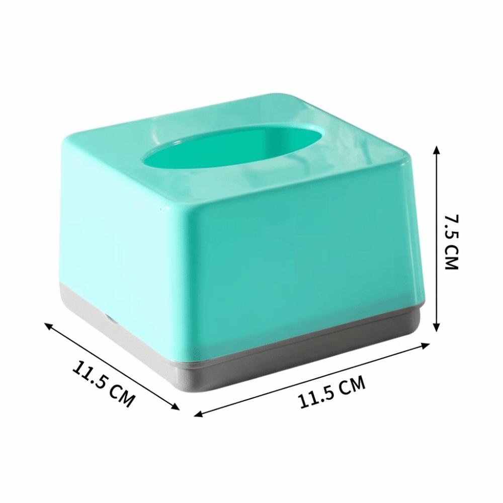 Square Napkin Holder Solid Color Tissue Case New Tissue Box  Home Use