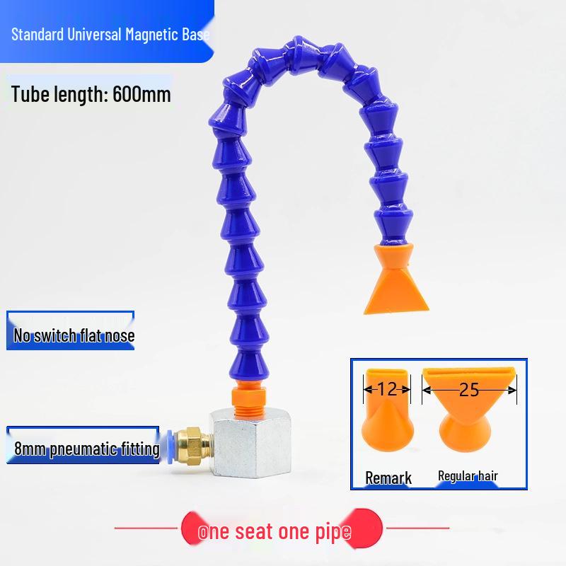 Adjustable Magnetic Base Air Nozzle with Universal Gooseneck Tube