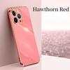 6D Casing For APPle iPhone 15 Pro Max Fundas 14 Plus 11 13 12 Mini 14Pro 15Pro 15Plus Solid Color Plating Phone Case Soft Cover