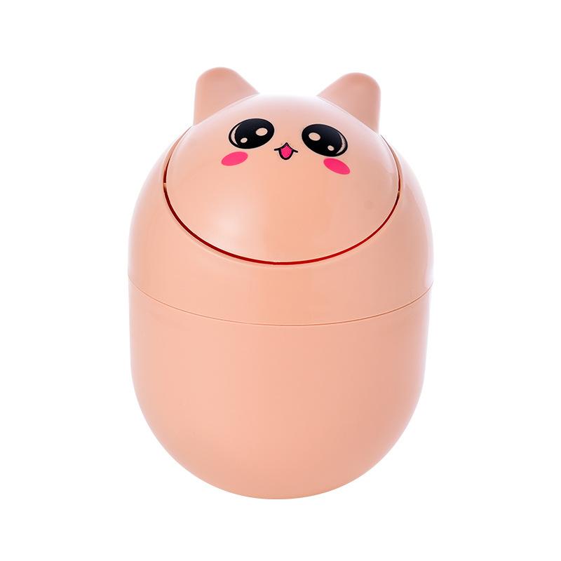 

Desktop Trash Can Cute Home Bedroom Desk Small Bedside Coffee Table Creative Storage Living Room Nordic Dining Table Trash Can оранжевый