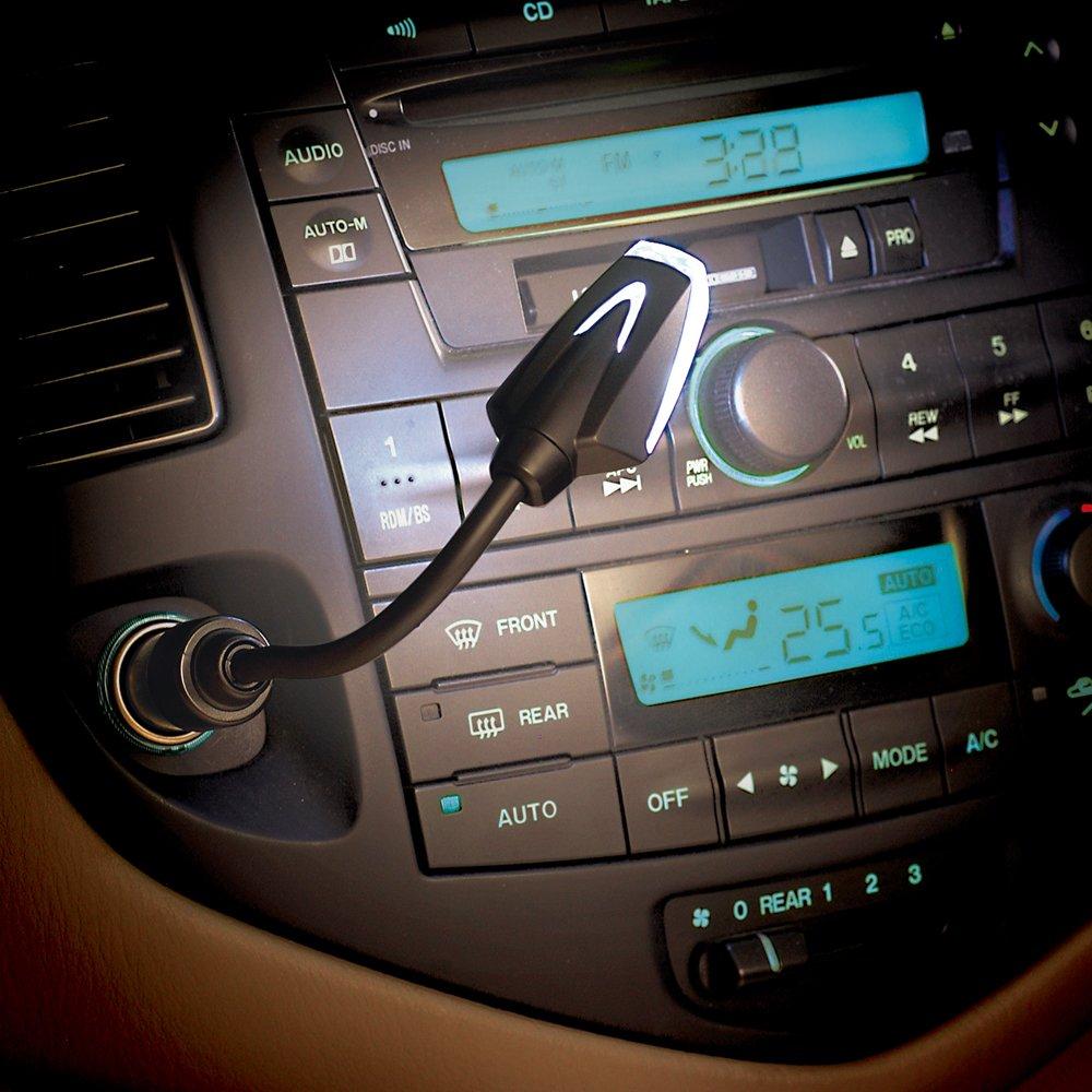 Seiwa F133 Car Supplies, Illumination, Twin LED Flexible Light, Blue LED & Clear LED, Black