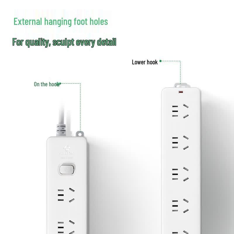 BULL 6-Outlet Power Strip with Overload Protection