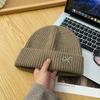 Korean Style Simple and Versatile Bow Knitted Hat Autumn and Winter Outdoor Warm and Cold Proof Woolen Hat Showing Face Small Baotou Cold Hat
