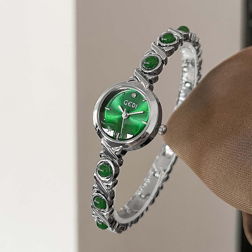 GEDI New Women's Watch Exquisite Pearl Bracelet Watch Premium Women's Waterproof Quartz Wristwatch relogio feminino