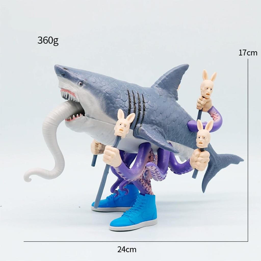 Italian Brain Rod Figure, Combined, 18cm, TungTungTungSahur, Italian Brainrot Figure, TungTungTungSahur Character, ToraraLeroTorara, LililiLarila,