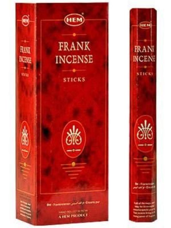 HEM Incense Sticks Hexapack Frankincense x 6 boxes For Purification Incense, 6-sided (20 sticks) [Product]