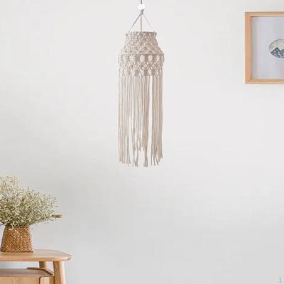 Boho Abajur, Makrome Abajur