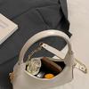 IELGY Fashion Patent Leather Portable Crescent Bag Underarm Bag