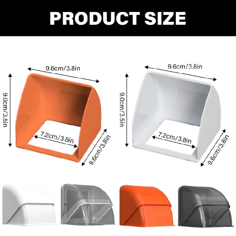 Outdoor Socket Waterproof Box 86 Type Wall Switches Cover Dustproof Box Plastic Electrical Outlet Cover Easy To Install