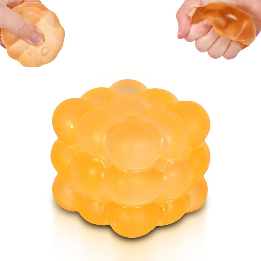 Irregular Blocks Soft Squishy Stress Balls for Kids & Adults, Stress Cube Fidget Toy with Squishy Texture for Anxiety Relief