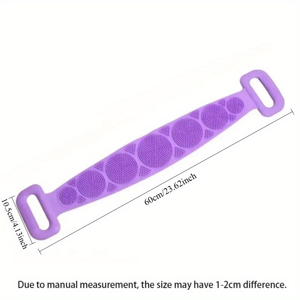 Silicone Shower Towel - Body Brushes | Unisex Bath Towels | Rubbing Back Shower Belt, Long Back Clean Brushes | Shower Specific.