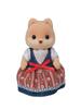 Sylvanian Families Dolls Dog ST Mark Ages 3 and Toy Sylvanian Epoch [Caramel Family] FS-35 Certified, Up, Dollhouse, Families,