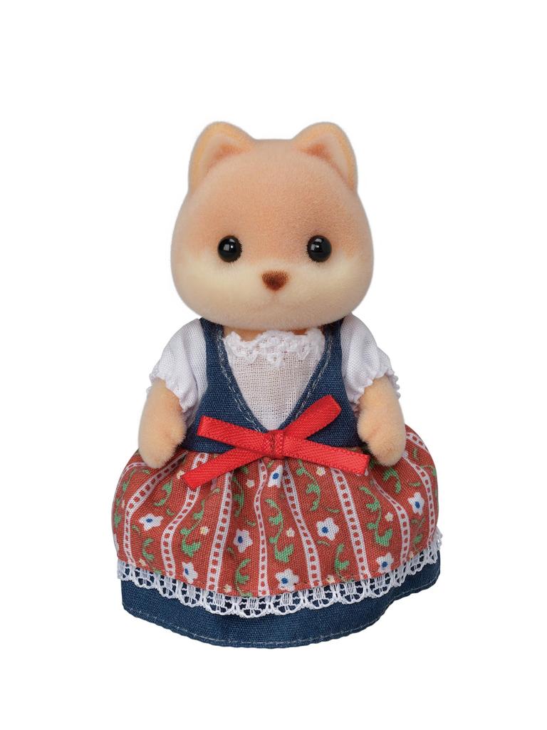 Sylvanian Families Dolls Dog ST Mark Ages 3 and Toy Sylvanian Epoch [Caramel Family] FS-35 Certified, Up, Dollhouse, Families,