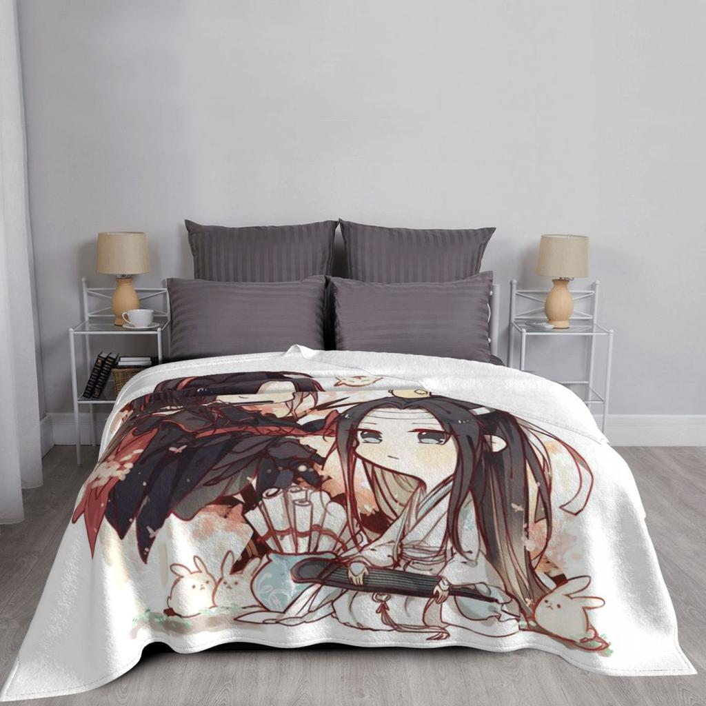 The Untamed Bromance Blanket Coral Fleece Plush Grandmaster of Demonic Cultivation Ultra-Soft Throw Blankets for Home Rug Piece