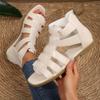 Fashion Women Sandals 2025 New Summer Elegant Shoes for Woman Low Heels Flat Casual Luxury Gladiator Sandals Women Sandalias De Mujer