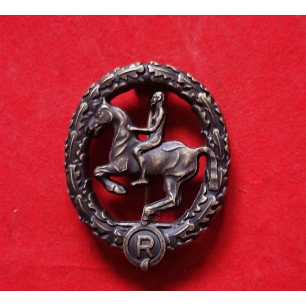 Gold, Silver and Bronze Equestrian Classic Badges from European National Collections German Commemorative Medals