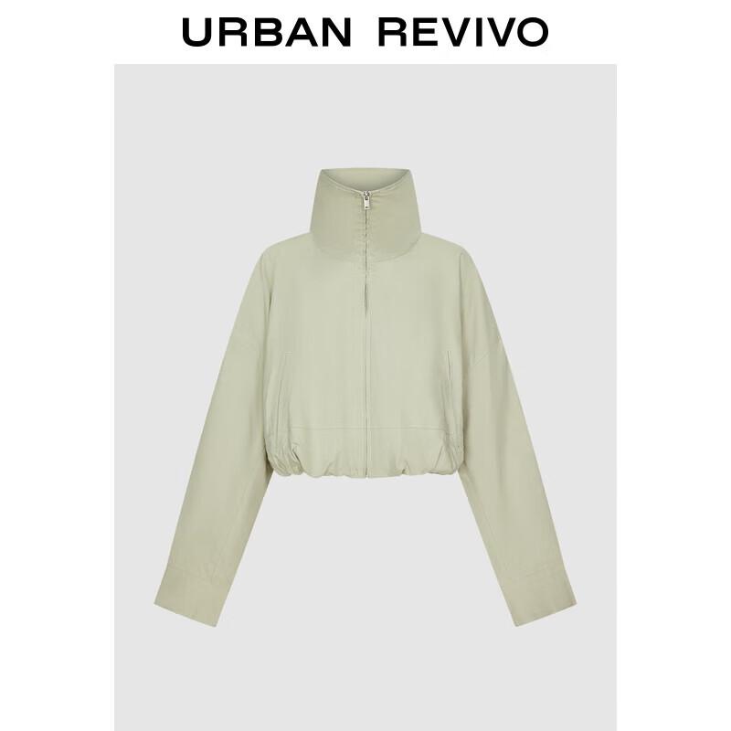 

Женская плиссированная куртка свободного кроя со стойкой L (XL-XXL)