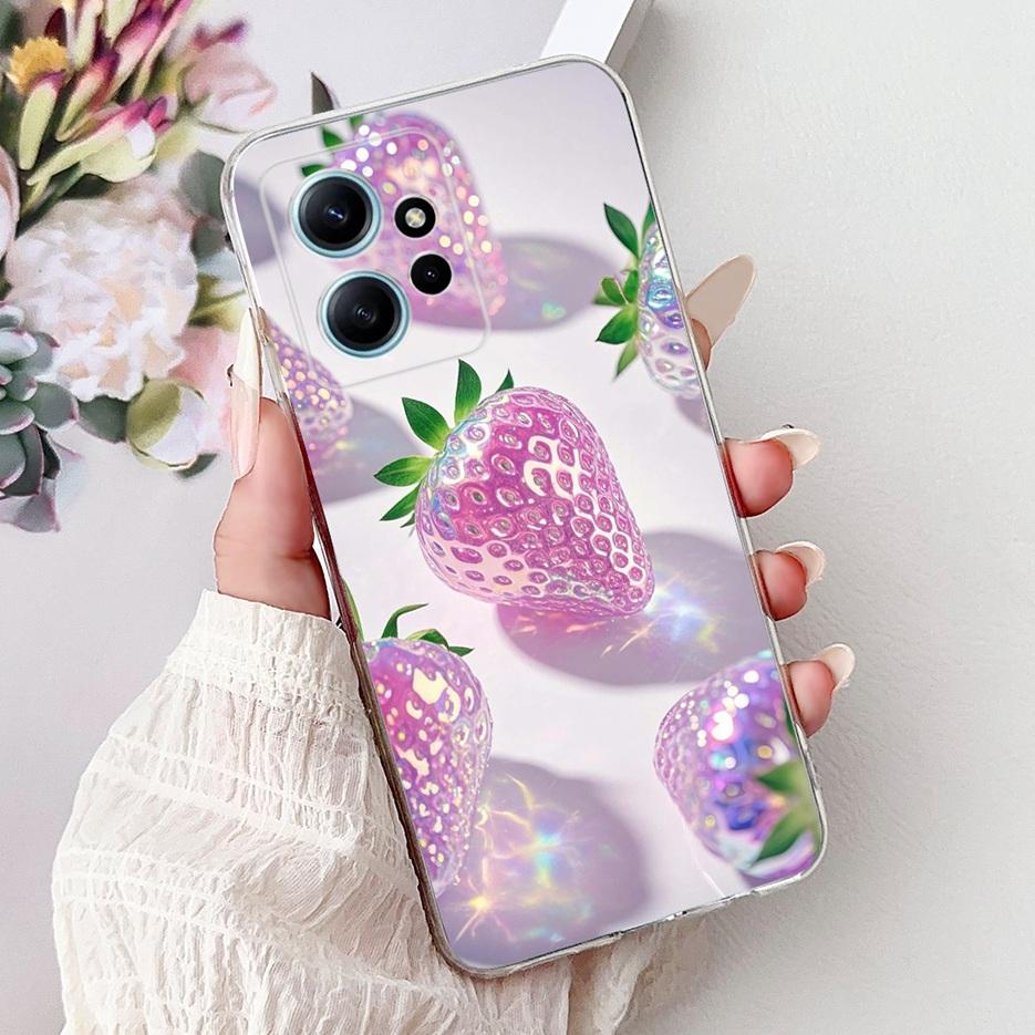 For Xiaomi Redmi Note 12 4G Case Beautiful Flowers Painted Cover Soft Slim Phone Case For Redmi Note 12 Pro Plus Note12 5G Shell