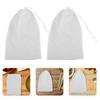 10pcs Juice Strainer 20x30cm Reusable Straining Cloth Bag  Nylon Mesh Filter Bag For Juicing Cheese Coffee Yogurt Tea Cold