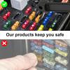16 Pcs Fuse Puller Tool, Mini Plastic Fuse Removal Tools, Car Fuse Puller Extraction Tools, Car Fuse Pull-Out Tools for Automotive Car Boat