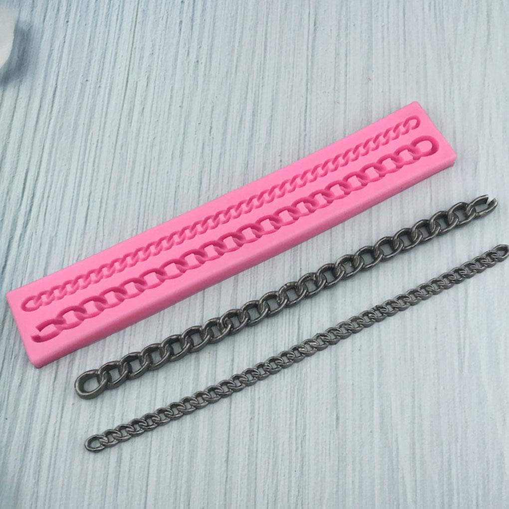 Silicone Cake Mold Chain Fondant Chocolate Cupcakes Mould Cookies Bakeware Molds DIY Heat Resistant Baking Kitchen Gadgets