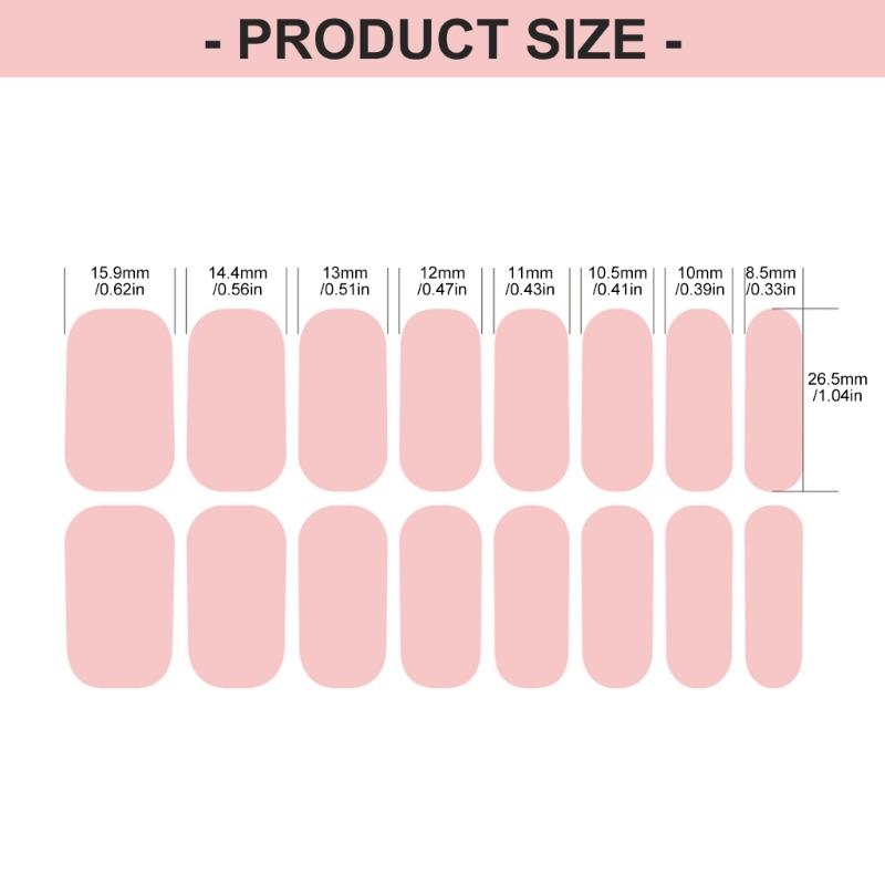 Selfs Adhesive Nail Art Decals Featuring French Design Nontoxic Materials Instants Manicure Solution