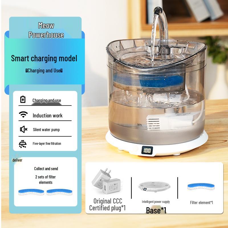 Miaolishi Thermogesteuerte Katzenwasserfontäne & Automatischer Spender