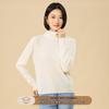 Northern Deer Women's 100% Merino Wool Ribbed Mock Neck Sweater
