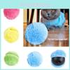 Interactive Plush Toy Ball For Dogs And Cats Electric Pet Toy To Relieve Boredom Abs Plastic And Coral Fleece Material 9cm/3.54in Size