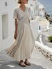 Women's Loose Striped Printed Dress