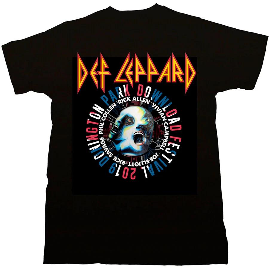 Def Leppard - Downlaod Festival 2019 - Limited Edition Black  t-shirt XS